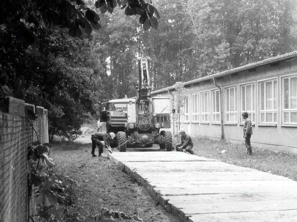 Betonteile Lagerung